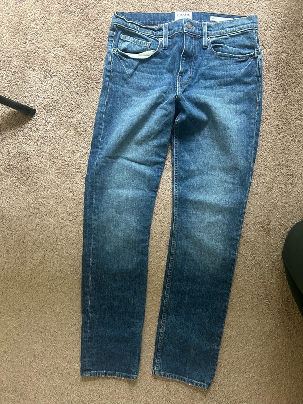 Frame Denim Straight Fit Blue Men's Jeans